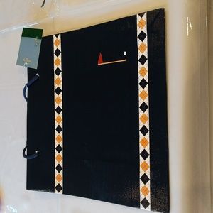 🛒 $1 with bundle Golf Gift bag in black with argyle